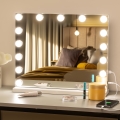 BRILAGI - LED prigušiva make-up ogledalo HOLLYWOOD LED/15W/230V CCT + USB bela