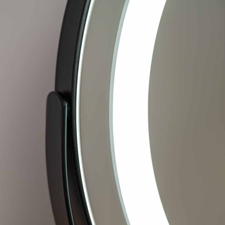 BRILAGI - LED prigušiva ogledalo za šminku CALIFORNIA LED/14W/230V 3000/4000/6500K 41x40 cm crna