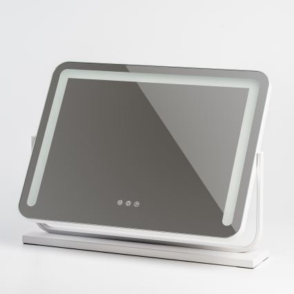 BRILAGI - prigušiva LED ogledalo za šminku CALIFORNIA LED/22W/230V 3000/4000/6500K 58x43 cm bela