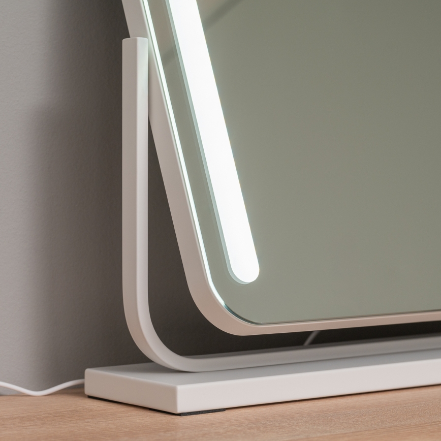 BRILAGI - prigušiva LED ogledalo za šminku CALIFORNIA LED/22W/230V 3000/4000/6500K 58x43 cm bela