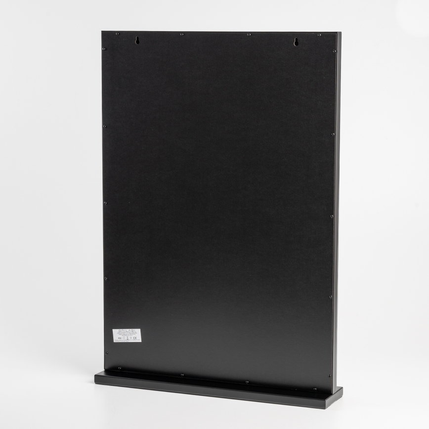 BRILAGI - LED prigušiva ogledalo za šminku HOLLYWOOD LED/15W/230V CCT + 2x USB 55x77 cm crna
