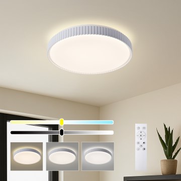 Brilagi - LED prigušiva plafonska lampa CORVO LED/72W/230V 3000-6000K bela, prečnika 50 cm + daljinski upravljač