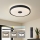 Brilagi - LED prigušiva plafonska lampa CORVO LED/72W/230V 3000-6000K crna prečnik 50 cm + daljinski upravljač