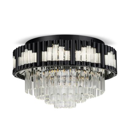 BRILAGI - LED prigušiva plafonska svetiljka CROWN LED/41W/230V 3000-6000K prečnik 48 cm crna + daljinski upravljač