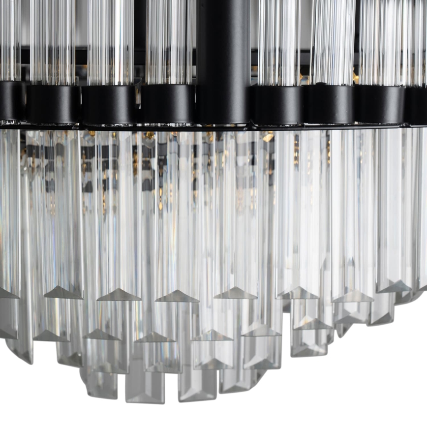 BRILAGI - LED prigušiva plafonska svetiljka CROWN LED/41W/230V 3000-6000K prečnik 48 cm crna + daljinski upravljač