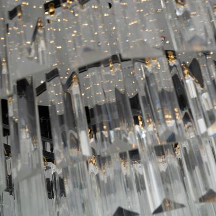 BRILAGI - LED prigušiva plafonska svetiljka CROWN LED/41W/230V 3000-6000K prečnik 48 cm crna + daljinski upravljač