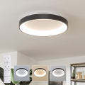 Brilagi - LED prigušiva plafonska lampa FALCON II LED/99W/230V 3000-6500K prečnik 60 cm crna + daljinski upravljač