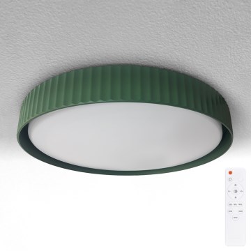 Brilagi - LED prigušiva plafonska lampa LUCIA LED/48W/230V 3000-6500K prečnik 41 cm zelena + daljinski upravljač
