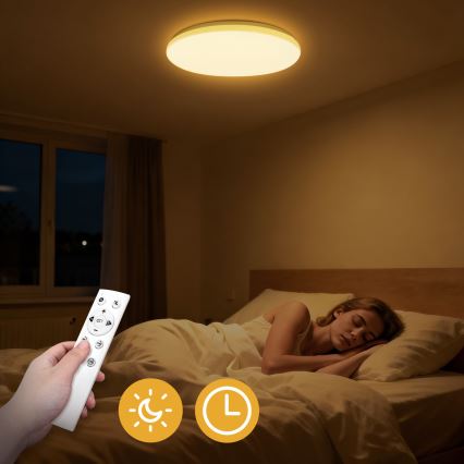Brilagi - LED prigušiva plafonska svetiljka MILKY WAY LED/36W/230V 3000-6500K prečnik 48 cm + daljinski upravljač