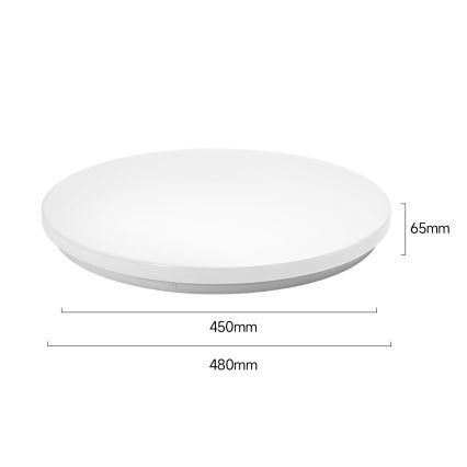 Brilagi - LED prigušiva plafonska svetiljka MILKY WAY LED/36W/230V 3000-6500K prečnik 48 cm + daljinski upravljač