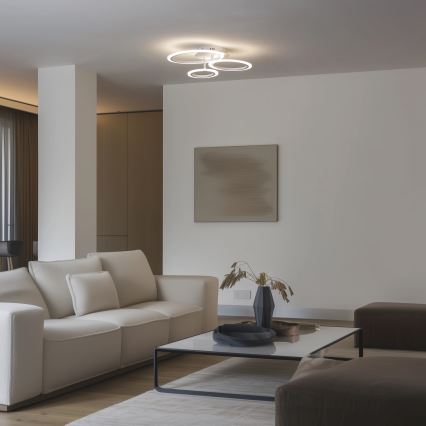 Brilagi - LED prigušiva plafonska lampa ORBITS LED/40W/230V 3000-6500K bela + daljinski upravljač