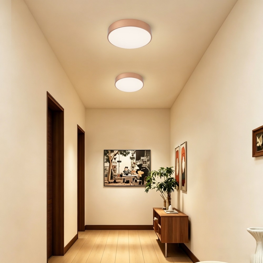 BRILAGI - LED prigušiva stropna svetiljka POOL LED/36W/230V 3000-6000K prečnik 30 cm bakarna + daljinski upravljač