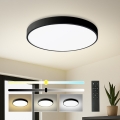 Brilagi - LED prigušiva plafonska lampa POOL SMART LED/60W/230V 50 cm 3000-6000K Wi-Fi Tuya + daljinsko upravljanje crna
