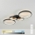 Brilagi - LED prigušiva plafonska lampa RINGO LED/34W/230V 3000-6000K 28x78 cm crna + daljinsko upravljanje