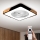 Brilagi - LED prigušiva plafonska lampa sa ventilatorom LED/30W/230V 3000-6500K crna/hrast + daljinski upravljač