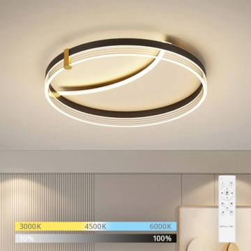 Brilagi - LED prigušiva plafonska lampa SIRELI LED/47W/230V 3000-6000K prečnik 40 cm + daljinski upravljač