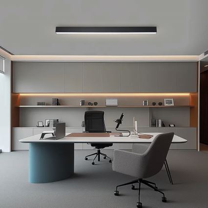 Brilagi - LED prigušiva plafonska svetiljka SLEEKLINE SMART LED/40W/230V 3000-6000K Wi-Fi Tuya crna + daljinski upravljač
