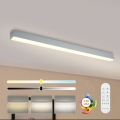 Brilagi - LED prigušiva plafonska lampa SLEEKLINE SMART LED/40W/230V 3000-6000K Wi-Fi Tuya srebrna + daljinski upravljač