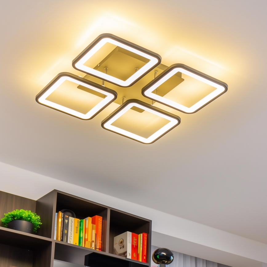 Brilagi - LED prigušiva plafonska svetiljka SQUARED LED/85W/230V 3000-6500K + daljinski upravljač