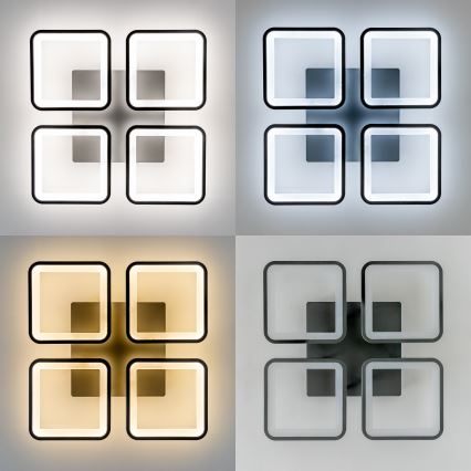 Brilagi - LED prigušiva plafonska svetiljka SQUARED LED/85W/230V 3000-6500K + daljinski upravljač