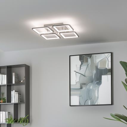 Brilagi - LED prigušiva plafonska svetiljka SQUARED LED/85W/230V 3000-6500K + daljinski upravljač