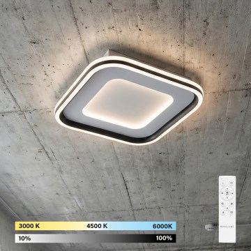 Brilagi - LED prigušiva plafonska lampa TRIVARO LED/88W/230V 3000-6000K 40x40 cm + daljinski upravljač