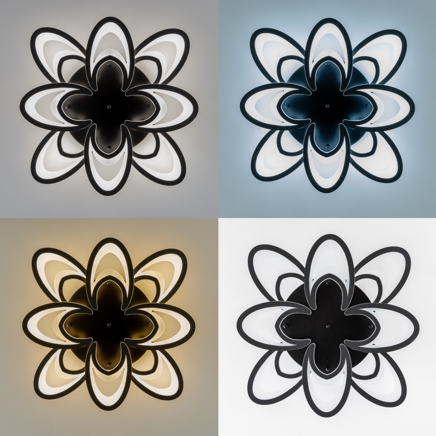 Brilagi - LED prigušiva nadgradni plafonski luster TWIST LED/125W/230V 3000-6500K + daljinski upravljač
