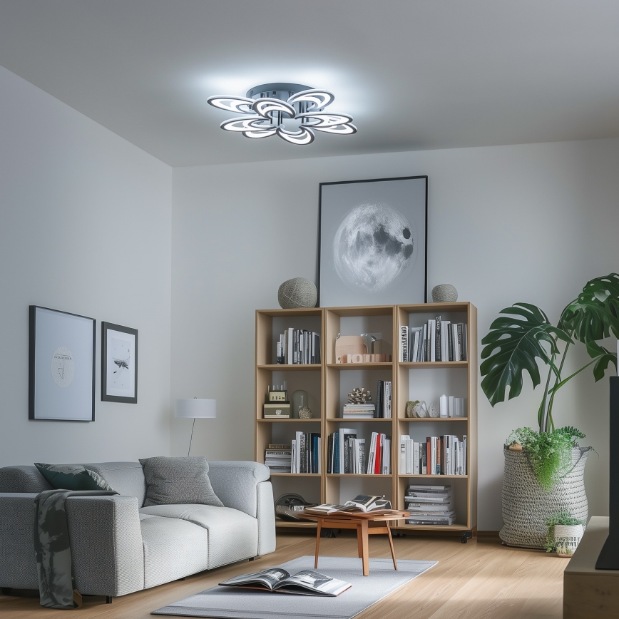 Brilagi - LED prigušiva nadgradni plafonski luster TWIST LED/125W/230V 3000-6500K + daljinski upravljač
