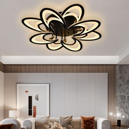 Brilagi - LED prigušiva nadgradni plafonski luster TWIST LED/125W/230V 3000-6500K + daljinski upravljač