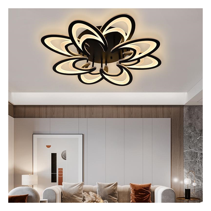 Brilagi - LED prigušiva nadgradni plafonski luster TWIST LED/125W/230V 3000-6500K + daljinski upravljač