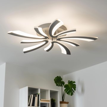 Brilagi - LED prigušiva plafonska lampa TWIST LED/55W/230V 3000-6500K antracit + daljinski upravljač