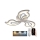 Brilagi - LED prigušiva plafonska lampa TWIST LED/75W/230V 3000-6500K + daljinski upravljač