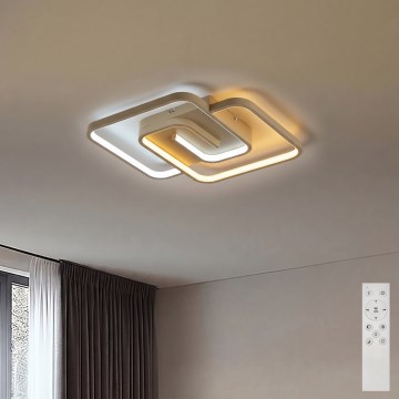 BRILAGI - LED prigušiva plafonska lampa VELO LED/64W/230V 3000-6500K 48x48 cm bež + daljinski upravljač