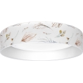 Brilagi - LED prigušiva plafonska lampa VELVET SMARTIX LED/36W/230V 3000-6000K prečnik 55 cm bela/cvetni motiv Wi-Fi Tuya Beacon + daljinski upravljač