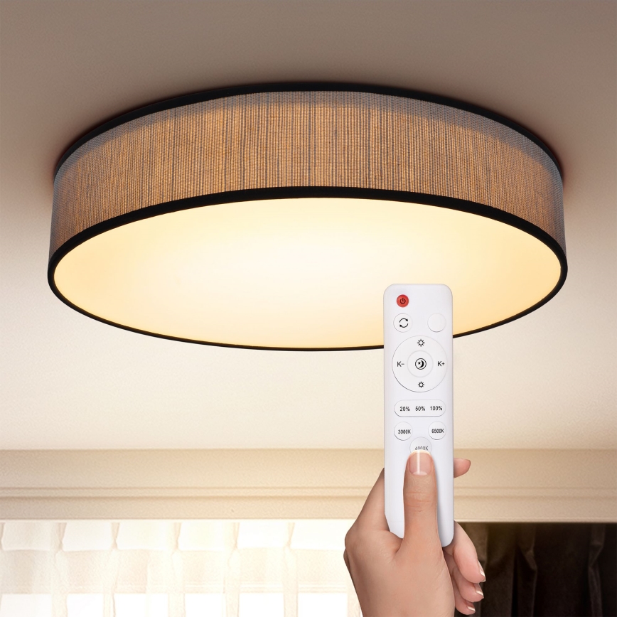 Brilagi - LED prigušiva stropno svetlo AURORA LED/48W/230V 3000-6500K prečnik 40 cm + daljinski upravljač