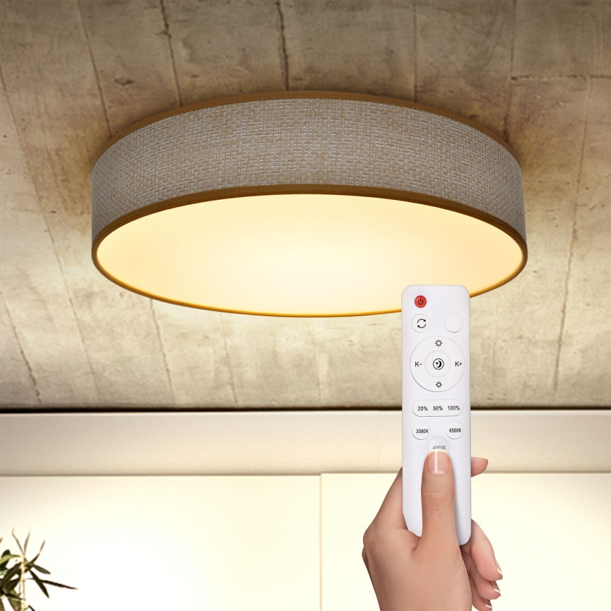Brilagi - LED plafonsko svetlo CARMEN, prigušiva, LED/48W/230V 3000-6500K pr. 40 cm + daljinski upravljač