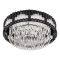 Brilagi - LED prigušiva plafonska svetiljka CROWN LED/41W/230V 3000-6000K prečnik 48 cm crna + daljinski upravljač