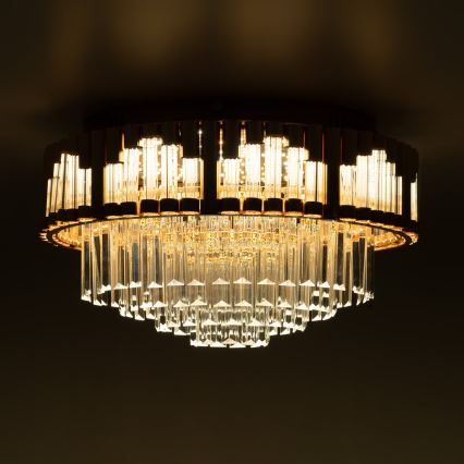 BRILAGI - LED prigušiva stropna svetiljka CROWN LED/41W/230V 3000-6000K prečnik 48 cm zlatna + daljinski upravljač