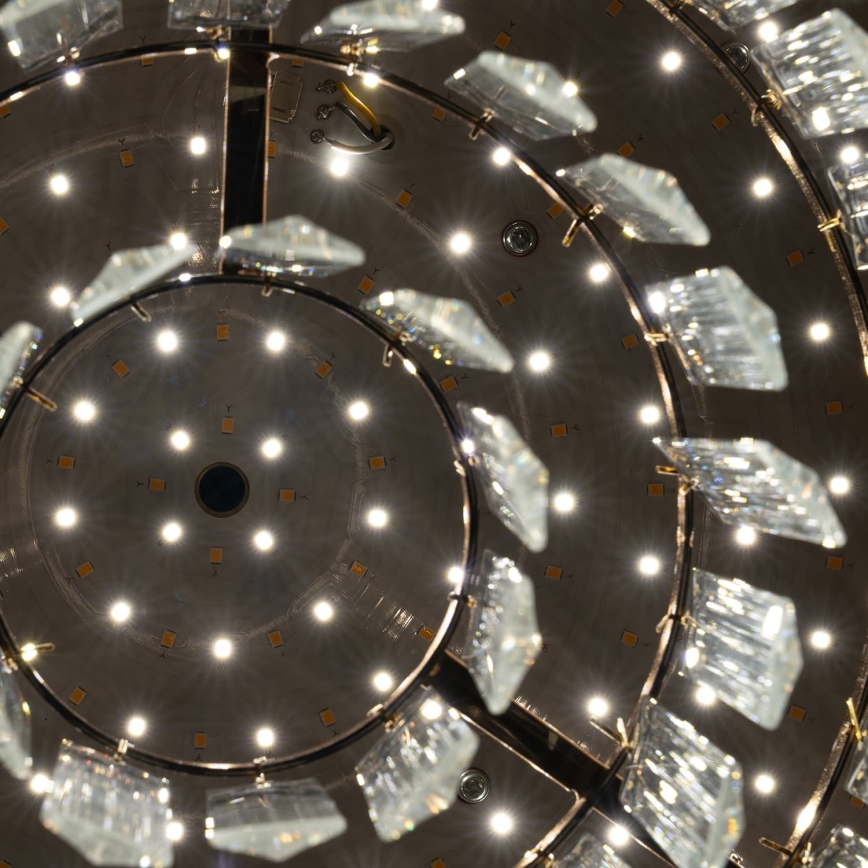 BRILAGI - LED prigušiva stropna svetiljka CROWN LED/41W/230V 3000-6000K prečnik 48 cm zlatna + daljinski upravljač