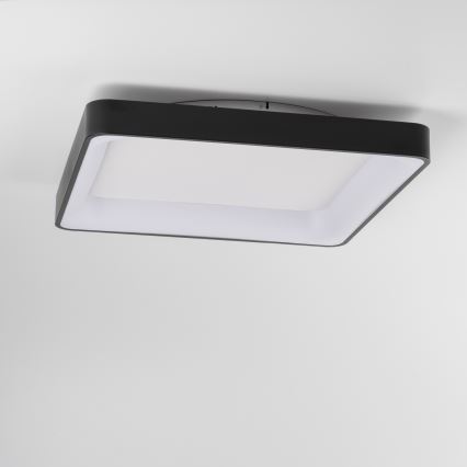 Brilagi - LED prigušiva plafonska svetiljka FALCON II LED/125W/230V 3000-6500K 60x60 cm crna + daljinski upravljač