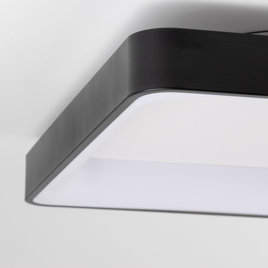 Brilagi - LED prigušiva plafonska svetiljka FALCON II LED/125W/230V 3000-6500K 60x60 cm crna + daljinski upravljač