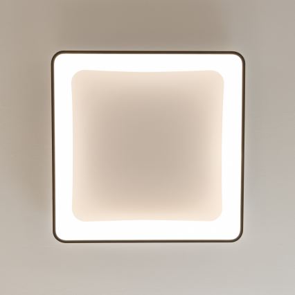 Brilagi - LED prigušiva plafonska svetiljka FALCON II LED/125W/230V 3000-6500K 60x60 cm crna + daljinski upravljač
