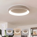 BRILAGI - LED prigušiva plafonska svetiljka FALCON II LED/99W/230V 3000-6500K pr. 60 cm bež + daljinski upravljač