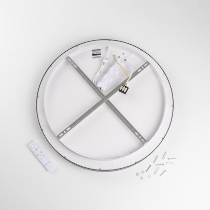 Brilagi - LED prigušiva plafonska lampa FALCON II LED/99W/230V 3000-6500K prečnik 60 cm crna + daljinski upravljač