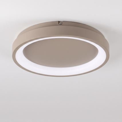 BRILAGI - LED prigušiva plafonska svetiljka FALCON SLIM LED/42W/230V 3000-6500K prečnik 50 cm bež + daljinski upravljač
