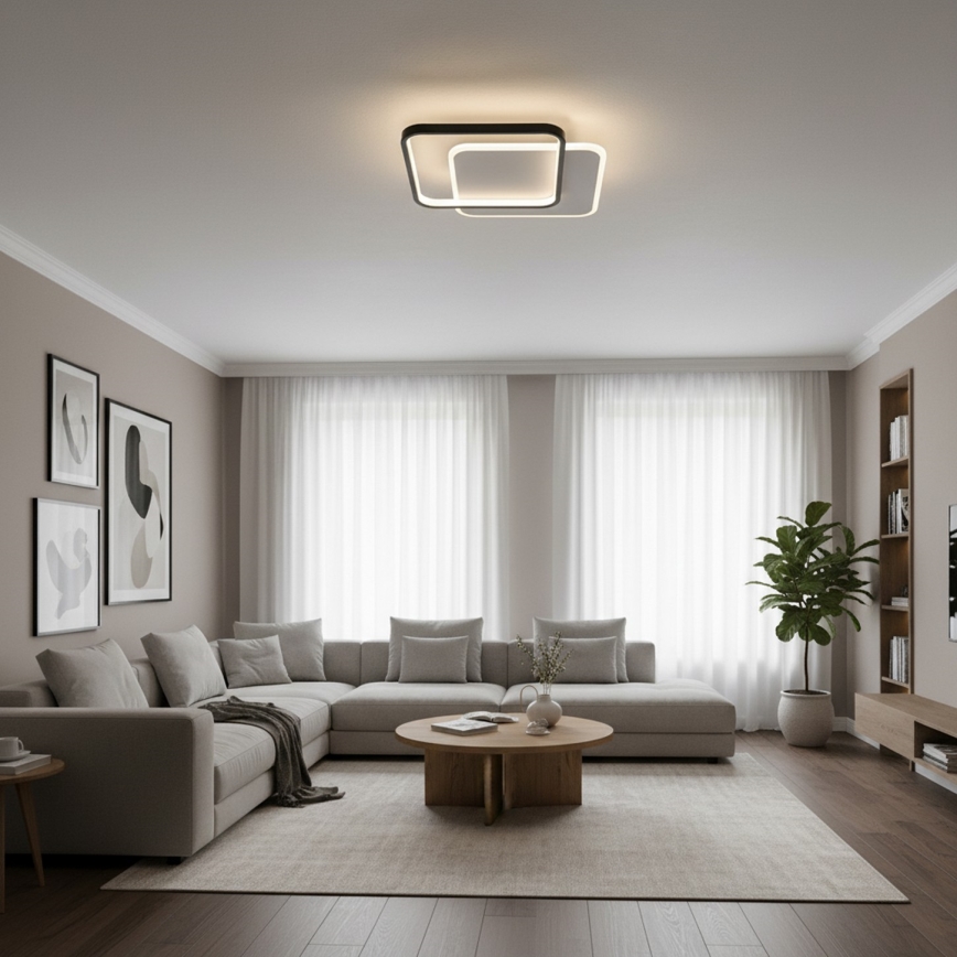 Brilagi - LED prigušiva stropna svetiljka FLARE LED/43W/230V 39,5x45 cm 3000/4000/6000K + daljinski upravljač