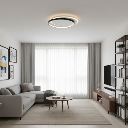 Brilagi - LED prigušiva plafonska svetiljka FLARE LED/48W/230V 39,5x45 cm 3000/4000/6000K + daljinsko upravljanje