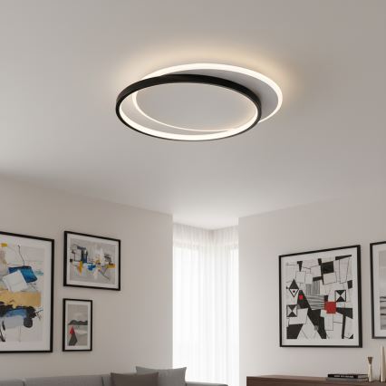 Brilagi - LED prigušiva plafonska svetiljka FLARE LED/48W/230V 39,5x45 cm 3000/4000/6000K + daljinsko upravljanje