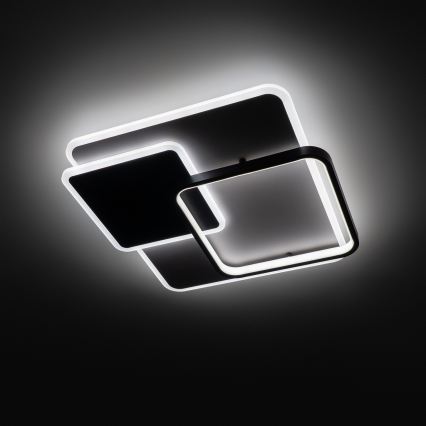 Brilagi - LED prigušiva plafonska svetiljka FLARE LED/64W/230V 45x45 cm 3000/4000/6000K + daljinski upravljač
