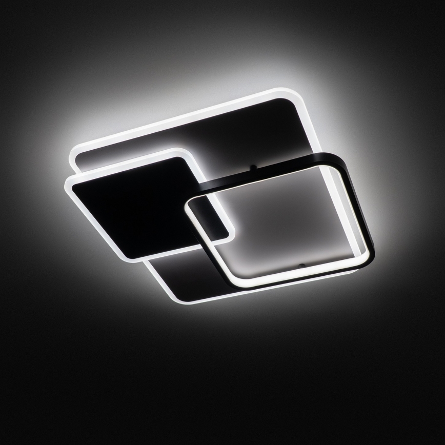 Brilagi - LED prigušiva plafonska svetiljka FLARE LED/64W/230V 45x45 cm 3000/4000/6000K + daljinski upravljač